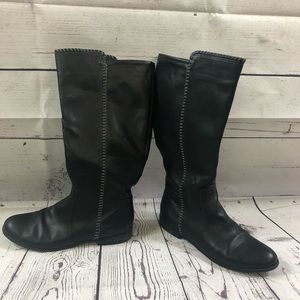 🌞Dr. Scholls Black Leather Mid-Calf Boots size 8M
